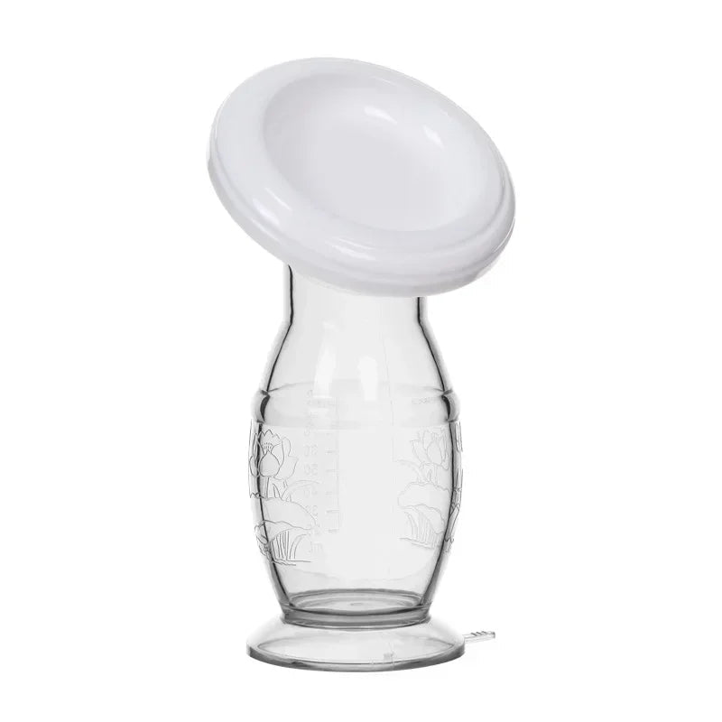 Silicone Manual Breast Pump — BPA Free Milk Collector for Breastfeeding Moms - Babytopia32