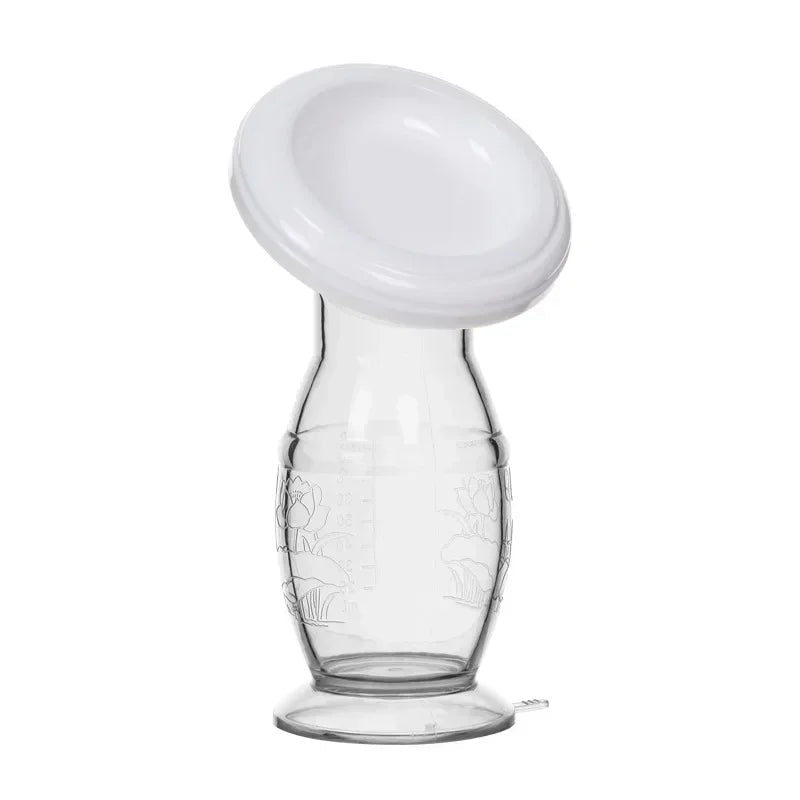 Silicone Manual Breast Pump — BPA Free Milk Collector for Breastfeeding Moms - Babytopia32