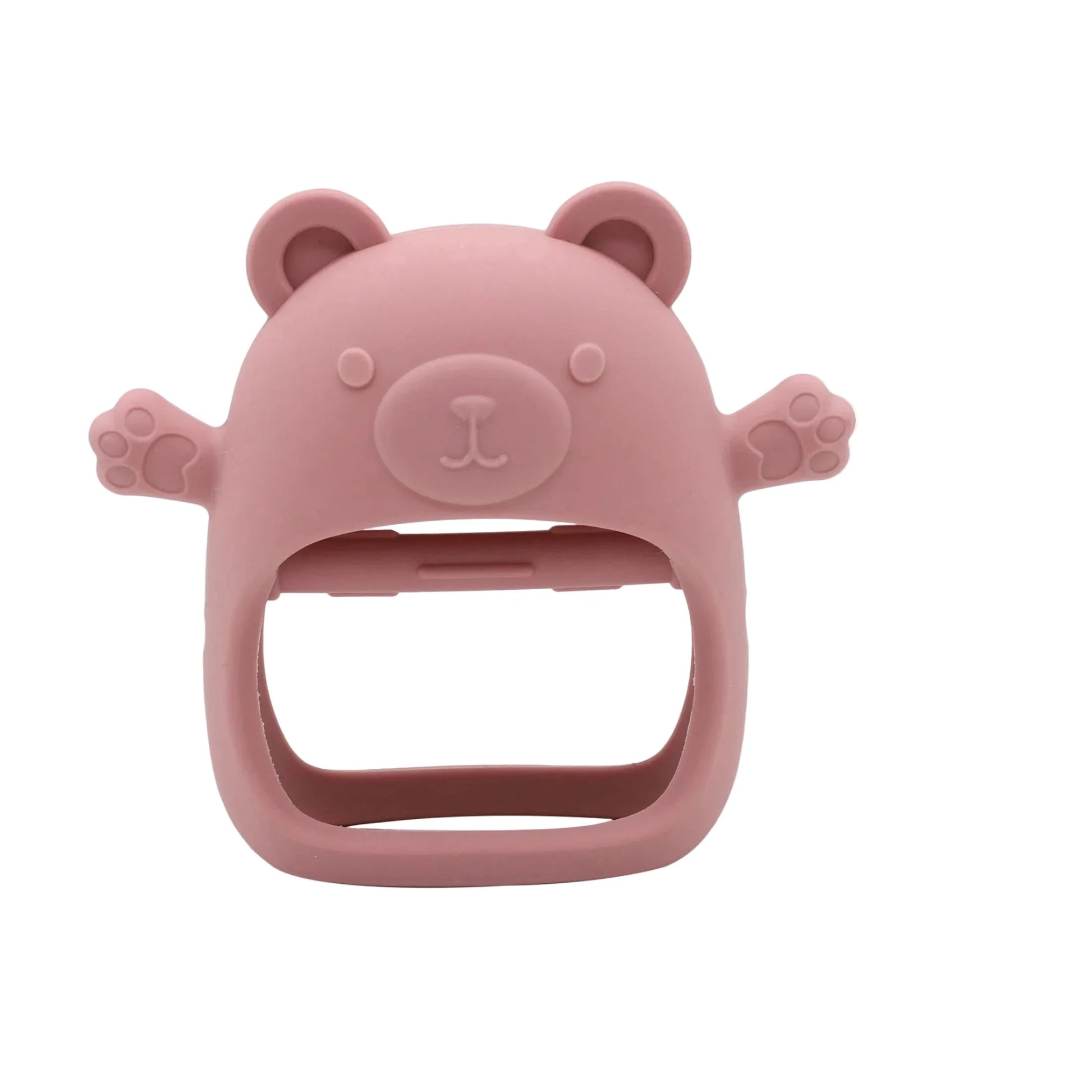 Silicone Teddy Bear Baby Teether | Safe, Easy-Grip Teething Toy for 0–12 Months - Babytopia32