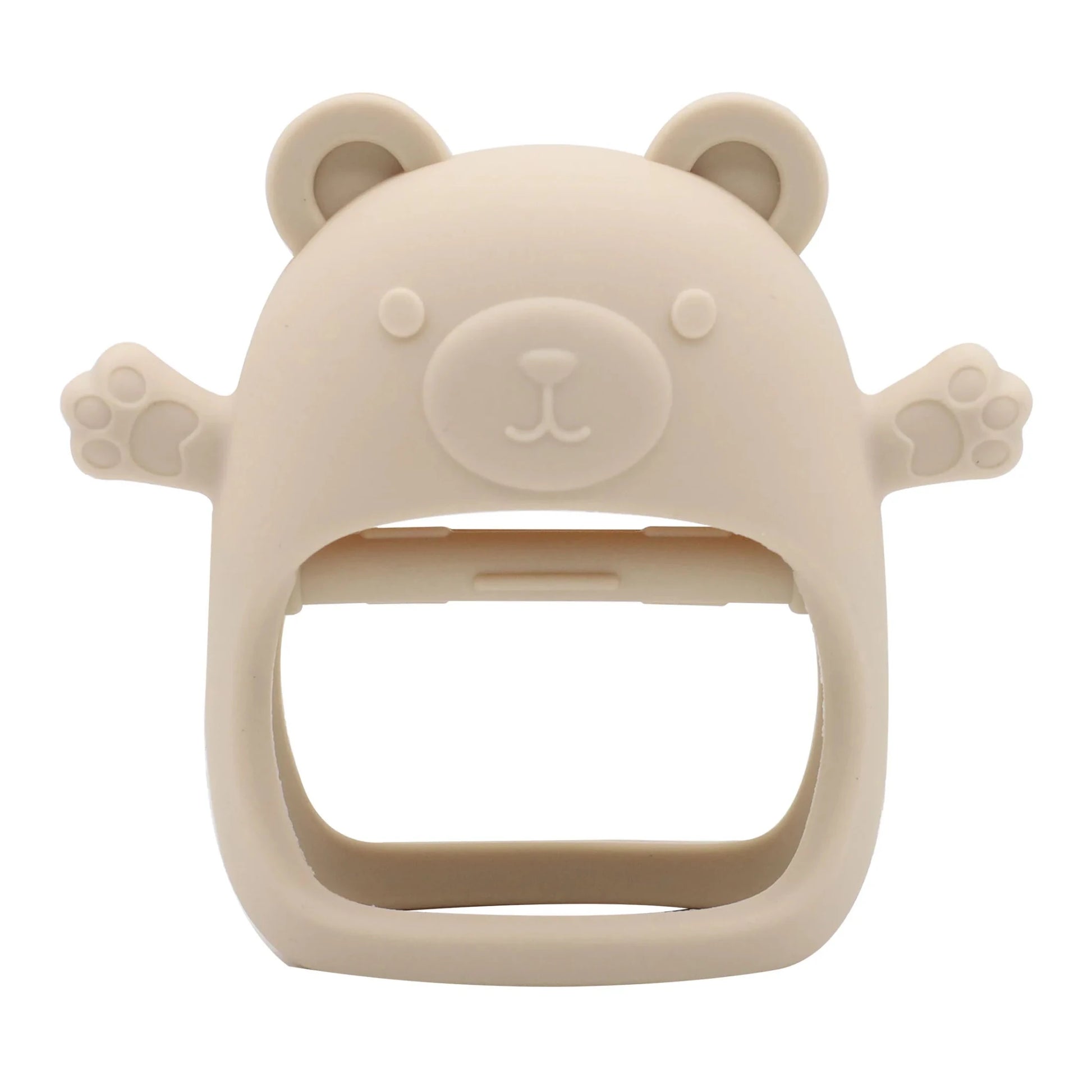 Silicone Teddy Bear Baby Teether | Safe, Easy-Grip Teething Toy for 0–12 Months - Babytopia32
