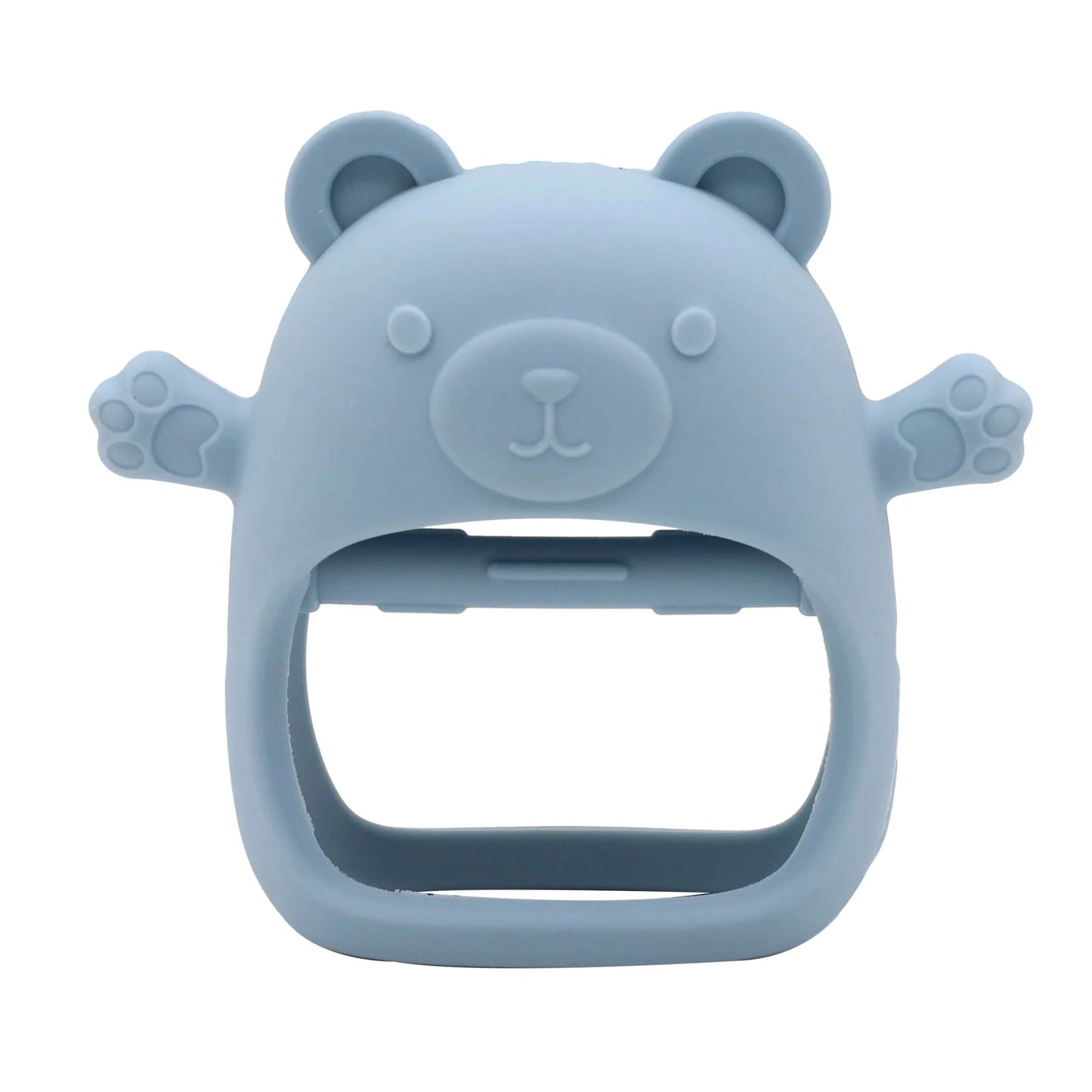 Silicone Teddy Bear Baby Teether | Safe, Easy-Grip Teething Toy for 0–12 Months - Babytopia32