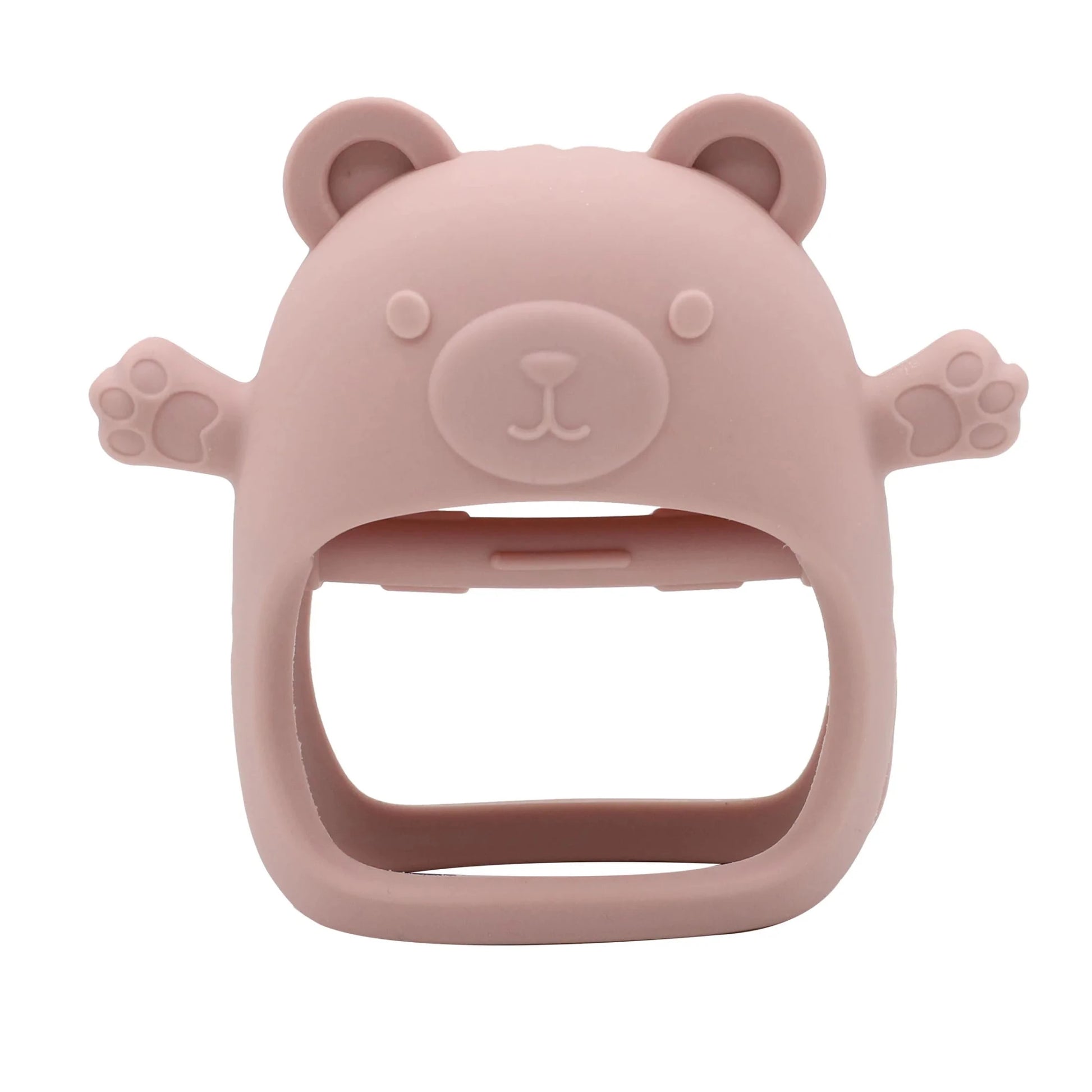 Silicone Teddy Bear Baby Teether | Safe, Easy-Grip Teething Toy for 0–12 Months - Babytopia32