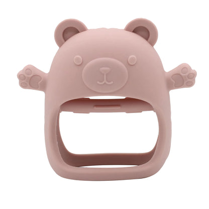Silicone Teddy Bear Baby Teether | Safe, Easy-Grip Teething Toy for 0–12 Months - Babytopia32