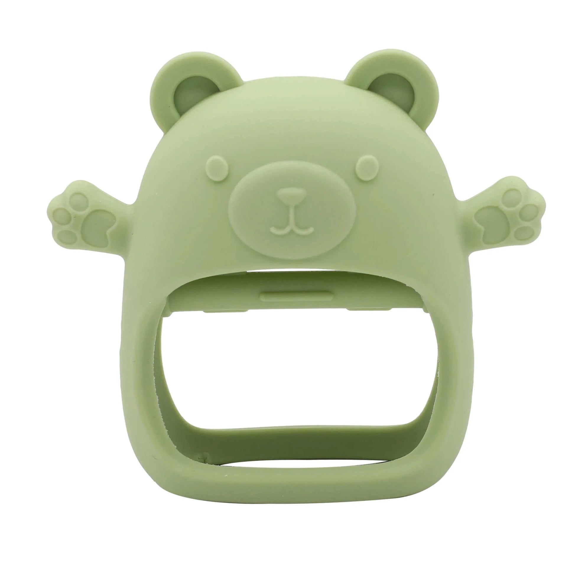 Silicone Teddy Bear Baby Teether | Safe, Easy-Grip Teething Toy for 0–12 Months - Babytopia32