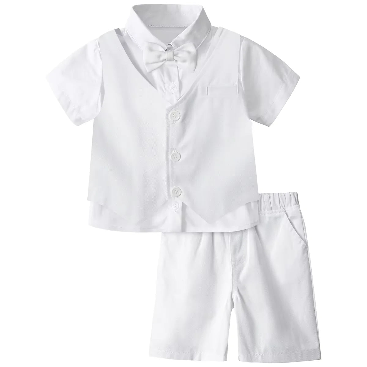 Toddler Boy 3-Piece Formal Suit Set – Wedding, Birthday & Party Outfit (12M–6Y) - Babytopia32