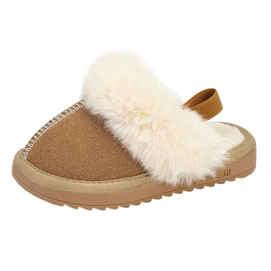 White Fur Slippers - Babytopia32